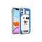 iPhone 11 Uyumlu Airbag Kenarlı Renkli Desenli Silikon Zore Elegans Kılıf-NO4