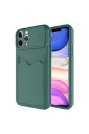 iPhone 11 Pro Max Uyumlu Kartix Kılıf-Koyu Yeşil iPhone 11 Pro Max Uyumlu Kartix Kılıf-Koyu Yeşil