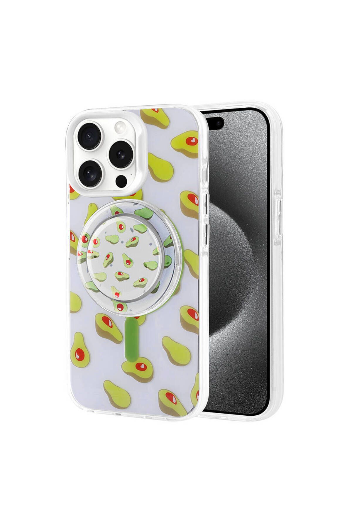 iPhone 15 Pro Max Zore Magsafe Şarj Özellikli Tak-Çıkar Pop Soketli Zore Tiktok Kılıf-Yeşil iPhone 15 Pro Max Zore Magsafe Şarj Özellikli Tak-Çıkar Pop Soketli Zore Tiktok Kılıf-Yeşil