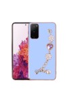 Galaxy S20 FE Uyumlu El Tutamaçlı Kamera Korumalı Zore Taka Silikon Kılıf-Mor Galaxy S20 FE Uyumlu El Tutamaçlı Kamera Korumalı Zore Taka Silikon Kılıf-Mor