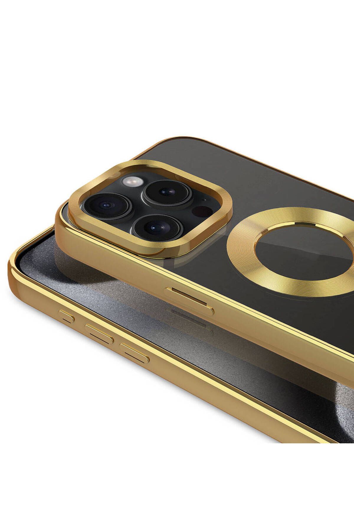 iPhone 15 Pro Uyumlu Tek Kamera Çerçeveli Logo Gösteren Zore Omega Kılıf-Lacivert iPhone 15 Pro Uyumlu Tek Kamera Çerçeveli Logo Gösteren Zore Omega Kılıf-Lacivert