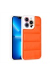 iPhone 12 Pro Max Uyumlu Kamera Korumalı Airbagli Renkli Zore Seksek Kılıf-Turuncu iPhone 12 Pro Max Uyumlu Kamera Korumalı Airbagli Renkli Zore Seksek Kılıf-Turuncu