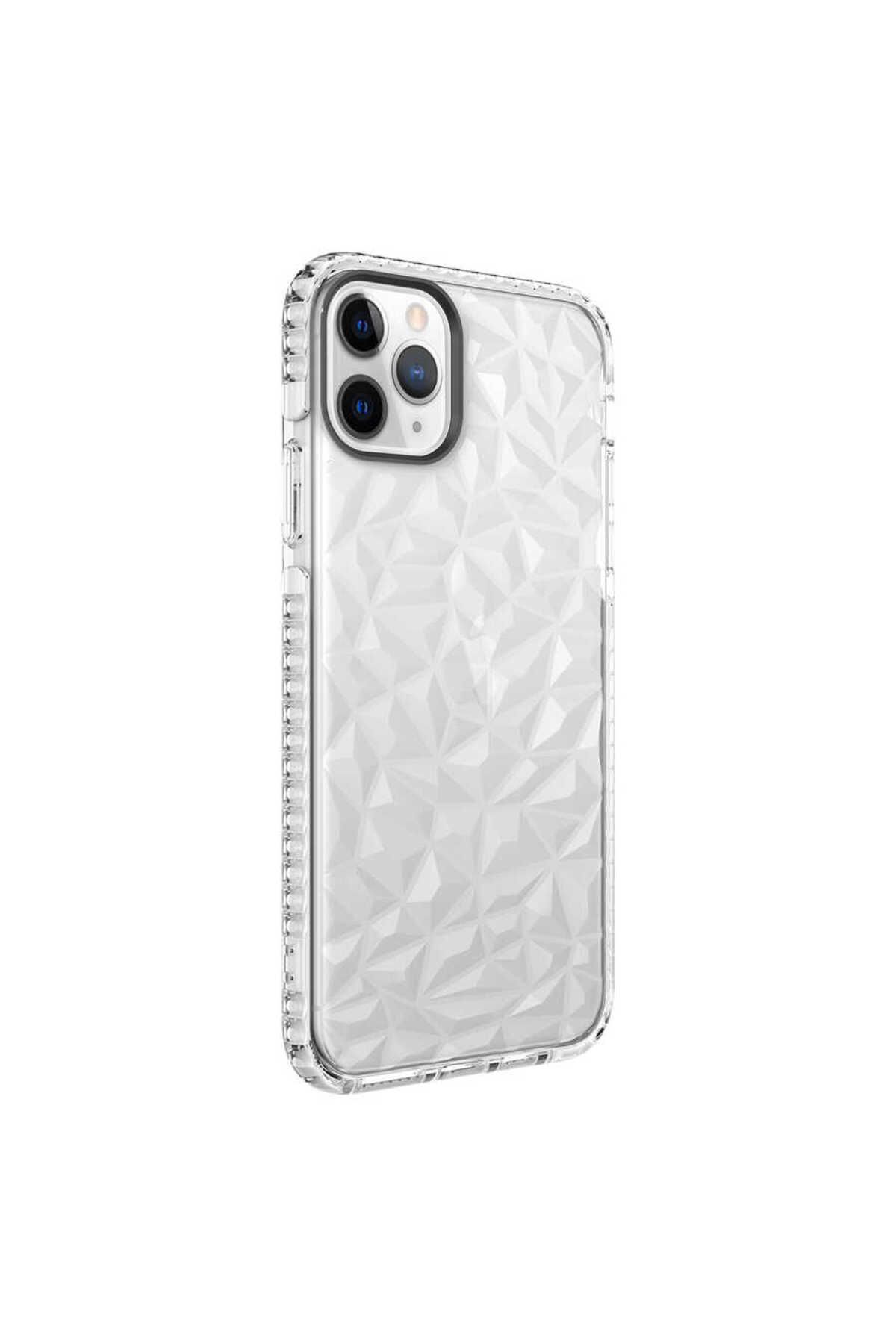 iPhone 11 Pro Max Uyumlu Zore Buzz Kılıf-Beyaz