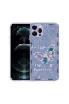 iPhone 12 Pro Max Uyumlu Desenli Sert Silikon Zore Mumila Kılıf-Lilac Flower iPhone 12 Pro Max Uyumlu Desenli Sert Silikon Zore Mumila Kılıf-Lilac Flower