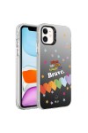 iPhone 11 Uyumlu Desenli Zore Silver Sert Kılıf-Kalp iPhone 11 Uyumlu Desenli Zore Silver Sert Kılıf-Kalp
