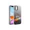 iPhone 11 Uyumlu Desenli Zore Silver Sert Kılıf-Kalp