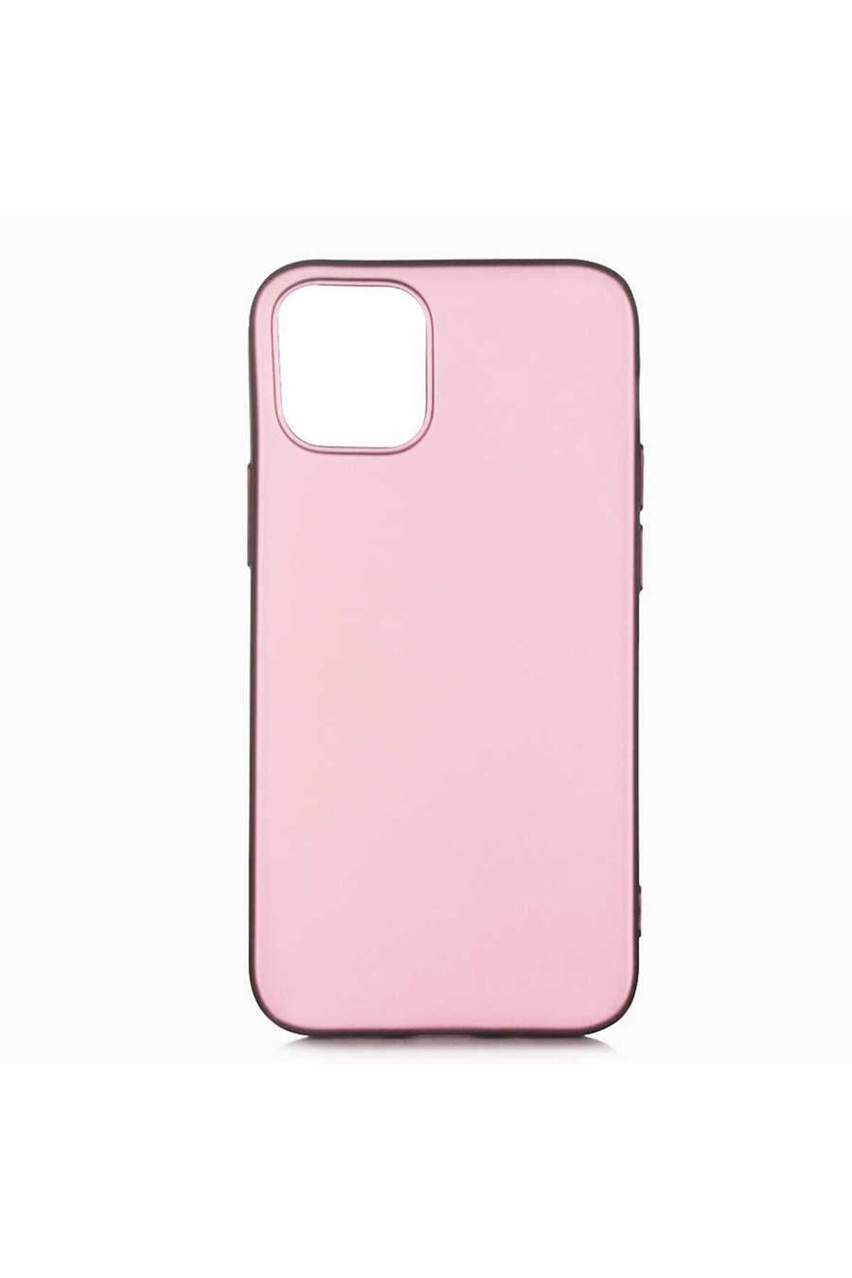 iPhone 12 Mini Uyumlu Zore Premier Silikon Kılıf-Rose Gold