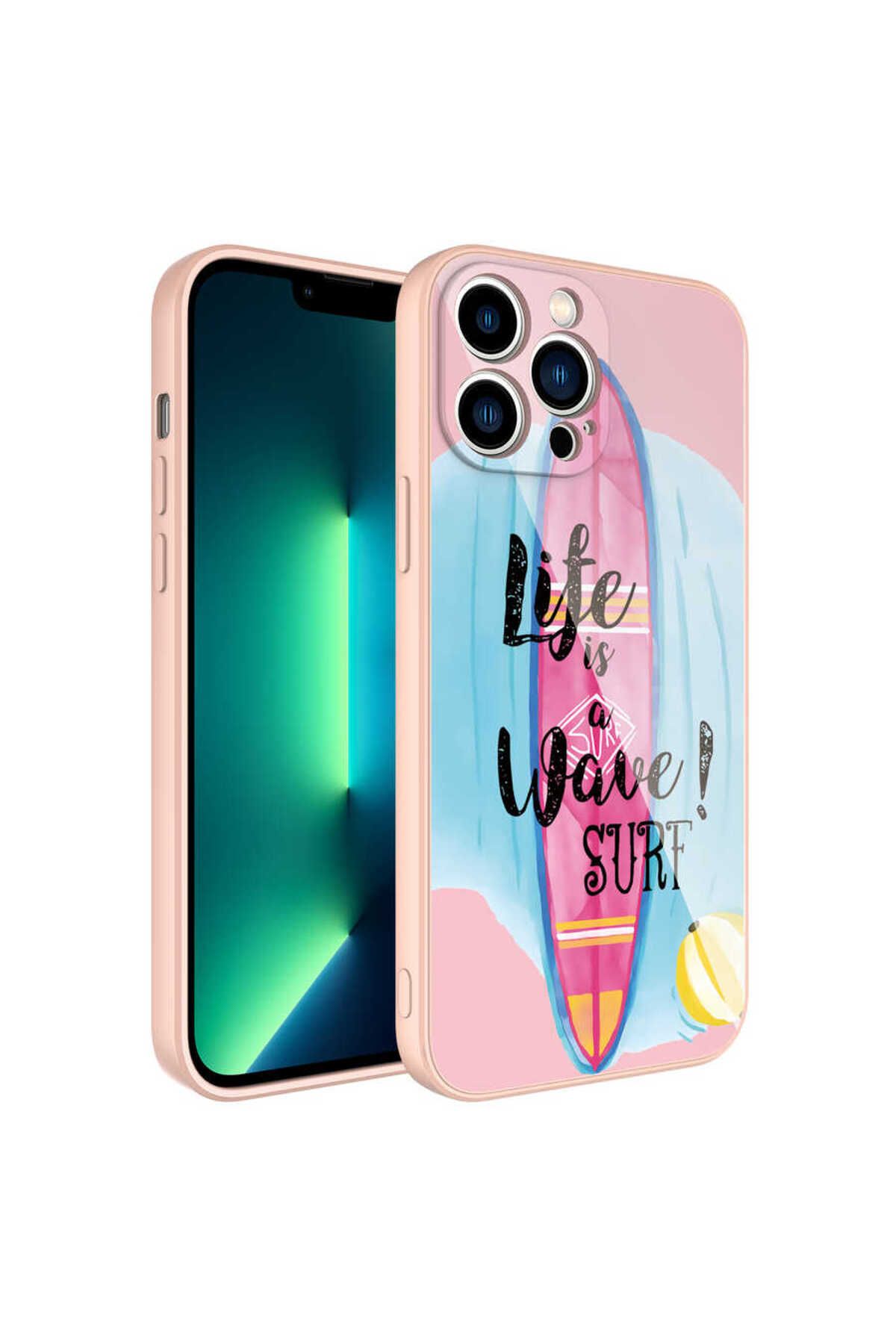 iPhone 12 Pro Max Uyumlu Kamera Korumalı Desenli Sert Silikon Zore Epoksi Kılıf-NO10 iPhone 12 Pro Max Uyumlu Kamera Korumalı Desenli Sert Silikon Zore Epoksi Kılıf-NO10
