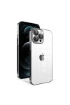 iPhone 12 Pro Max Uyumlu Kamera Korumalı Renkli Çerçeveli Zore Garaj Kılıf-Siyah iPhone 12 Pro Max Uyumlu Kamera Korumalı Renkli Çerçeveli Zore Garaj Kılıf-Siyah