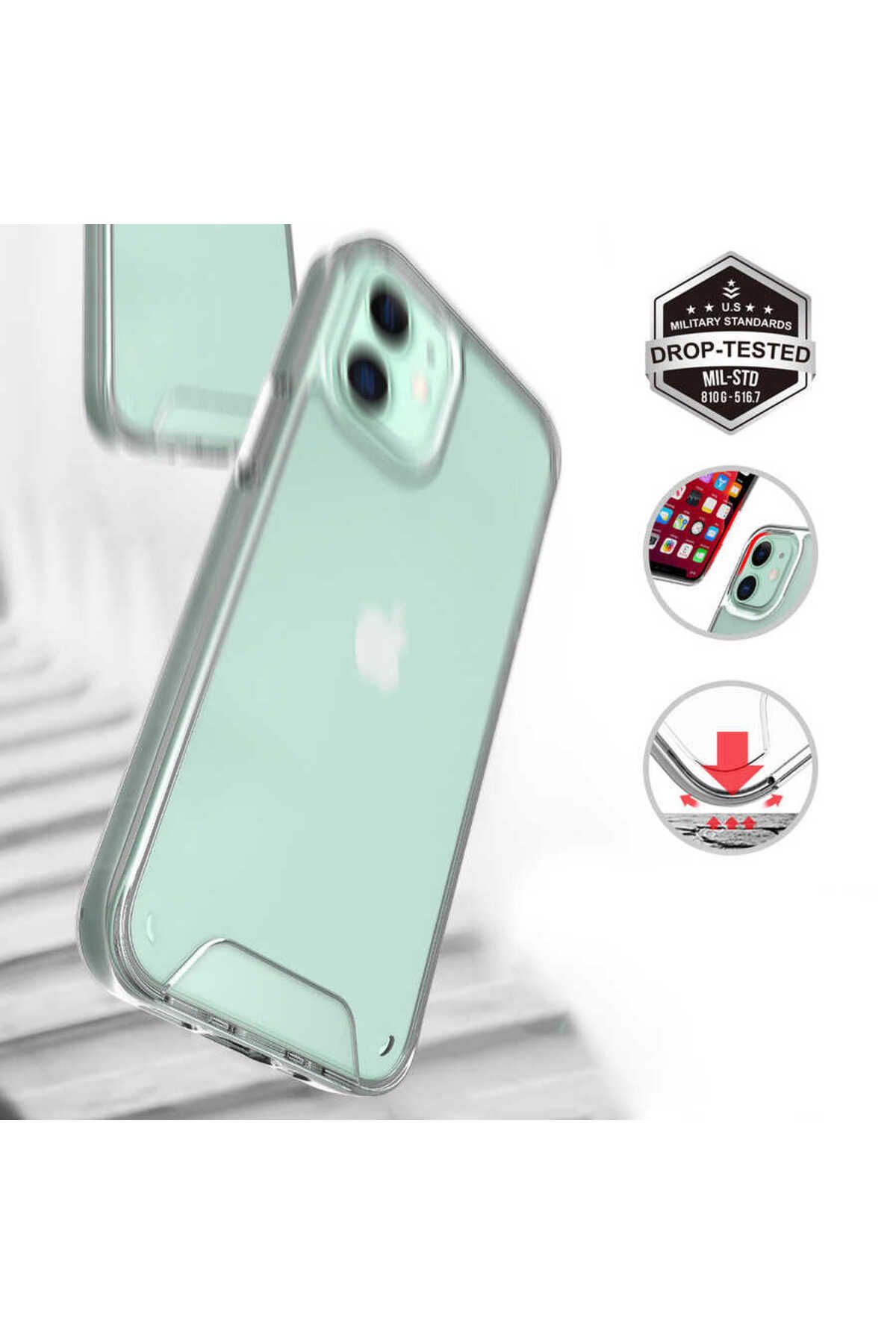 iPhone 12 Mini Uyumlu Zore Gard Silikon-Renksiz