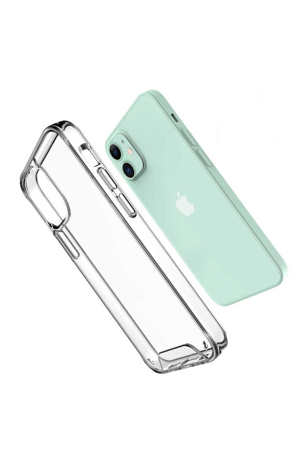 iPhone 12 Mini Uyumlu Zore Gard Silikon-Renksiz iPhone 12 Mini Uyumlu Zore Gard Silikon-Renksiz