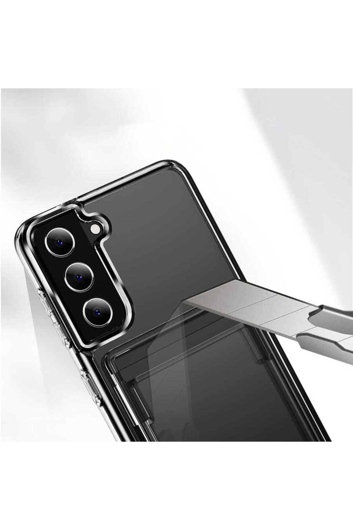 Galaxy S21 Plus Uyumlu Zore CSMX-a Kılıf-Renksiz Galaxy S21 Plus Uyumlu Zore CSMX-a Kılıf-Renksiz
