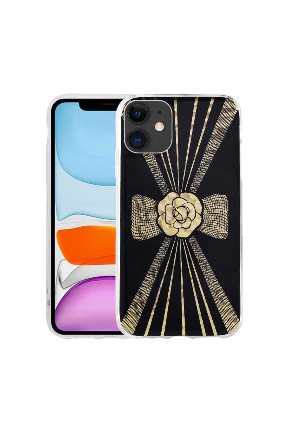 iPhone 11 Uyumlu Desenli Sert Zore Elnov Kılıf-NO3