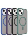 iPhone 15 Uyumlu Mat Arka Yüzey Wireless Şarj Özellikli Zore Flet Magsafe Kılıf-Yeşil iPhone 15 Uyumlu Mat Arka Yüzey Wireless Şarj Özellikli Zore Flet Magsafe Kılıf-Yeşil