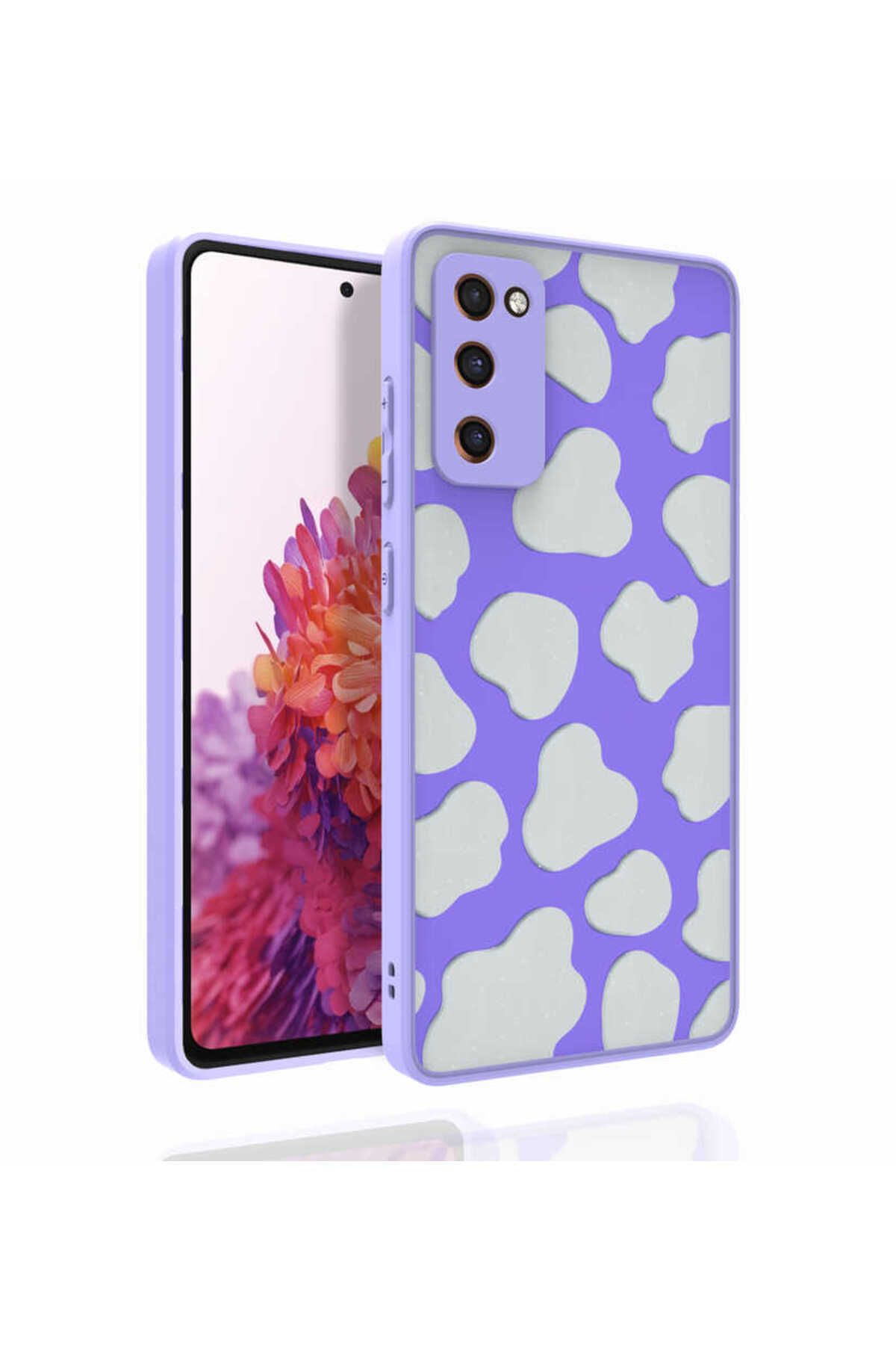 Galaxy S20 FE Uyumlu Desenli Kamera Korumalı Parlak Zore Nora Kılıf-NO6