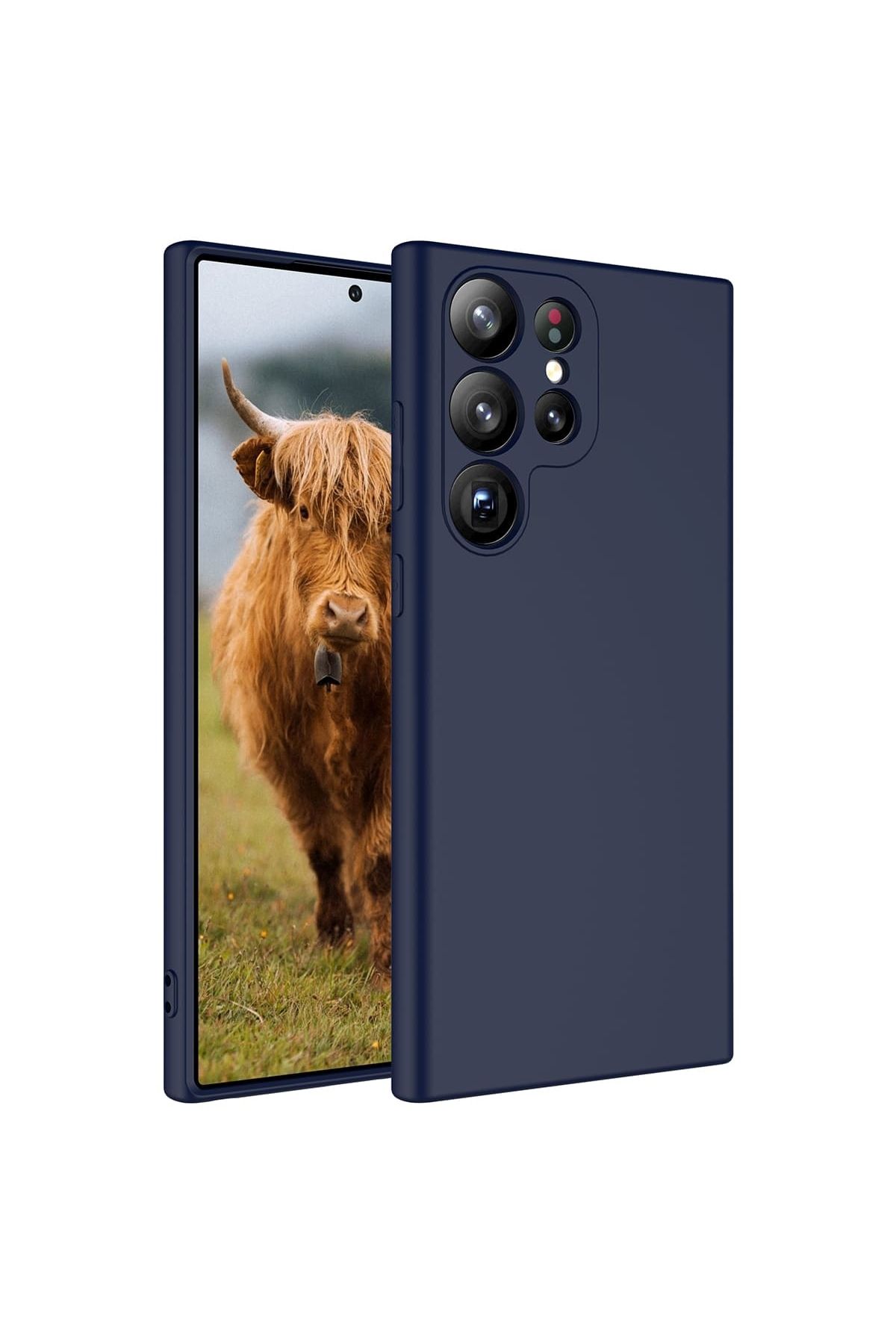 Galaxy S23 Ultra Uyumlu Zore Mara Lansman Kılıf-Lacivert