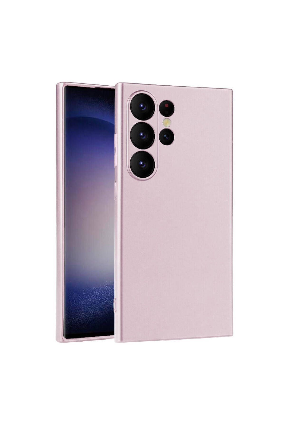 Galaxy S24 Ultra Uyumlu Zore Premier Silikon Kılıf-Rose Gold