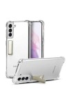 Galaxy S21 Plus Uyumlu Zore Standlı Süper Silikon Kılıf-Renksiz Galaxy S21 Plus Uyumlu Zore Standlı Süper Silikon Kılıf-Renksiz