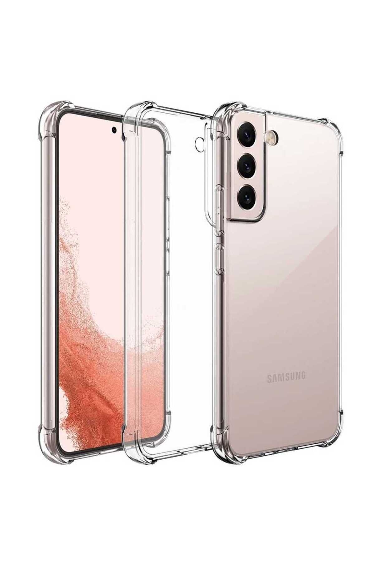 Galaxy S22 Plus Uyumlu Zore Kamera Korumalı Nitro Anti Shock Silikon-Renksiz