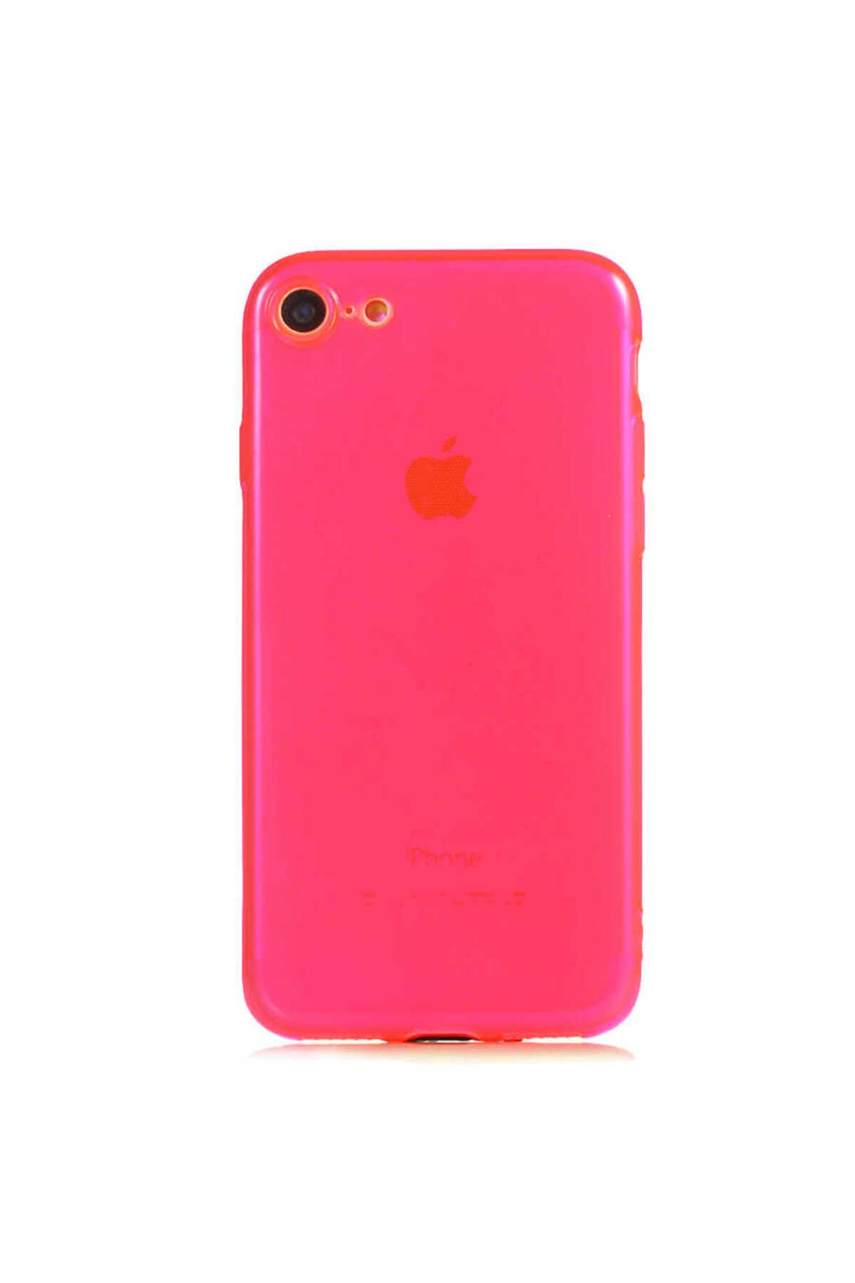 iPhone SE 2022 Uyumlu Zore Mun Silikon-Pembe