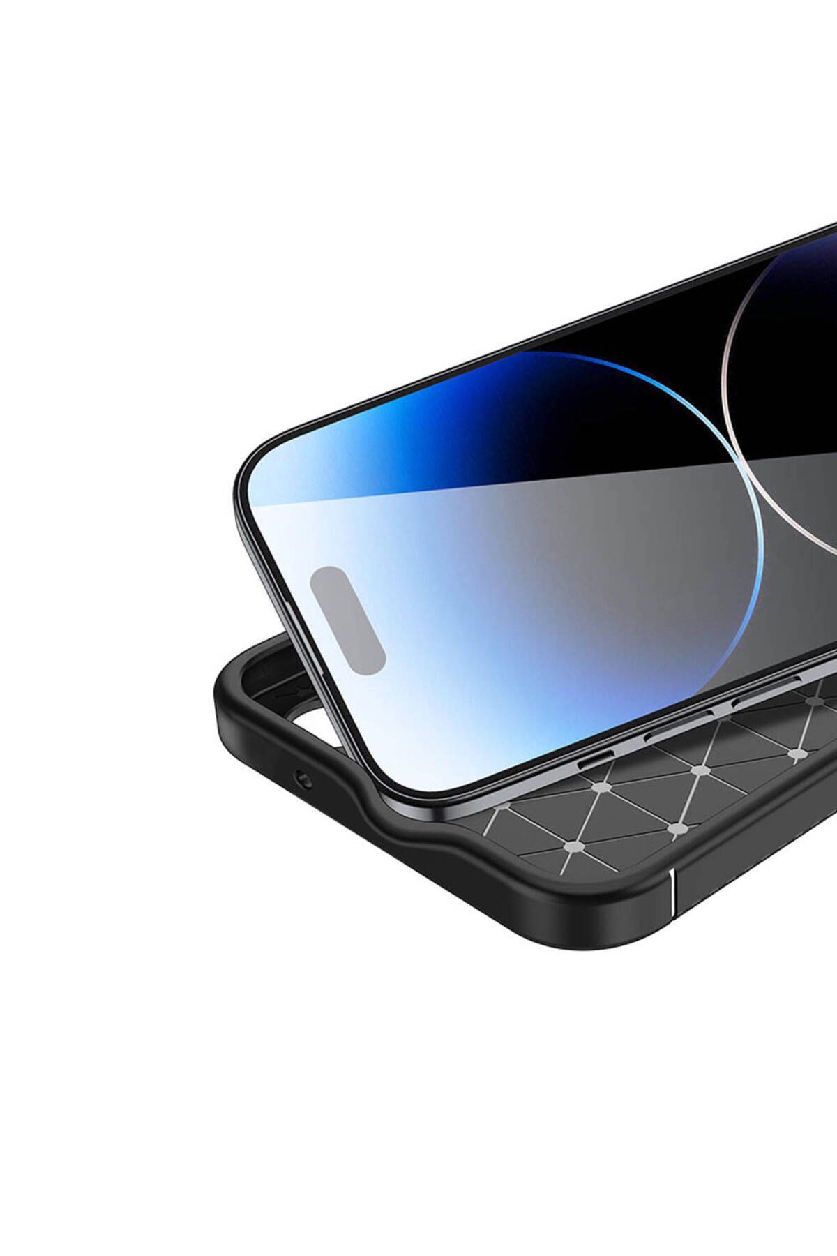iPhone 15 Pro Uyumlu Zore Negro Silikon Kılıf-Siyah iPhone 15 Pro Uyumlu Zore Negro Silikon Kılıf-Siyah