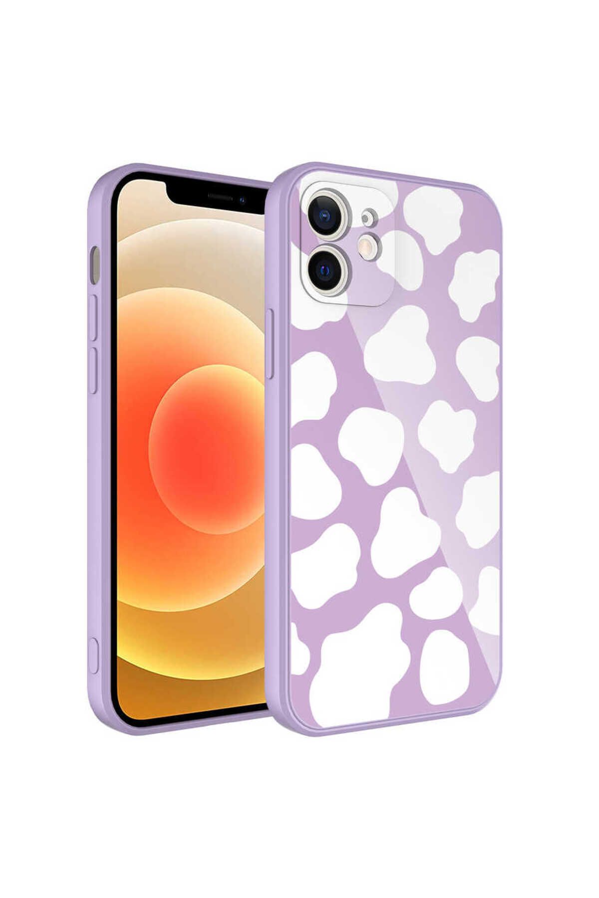 iPhone 11 Uyumlu Kamera Korumalı Desenli Sert Silikon Zore Epoksi Kılıf-NO6