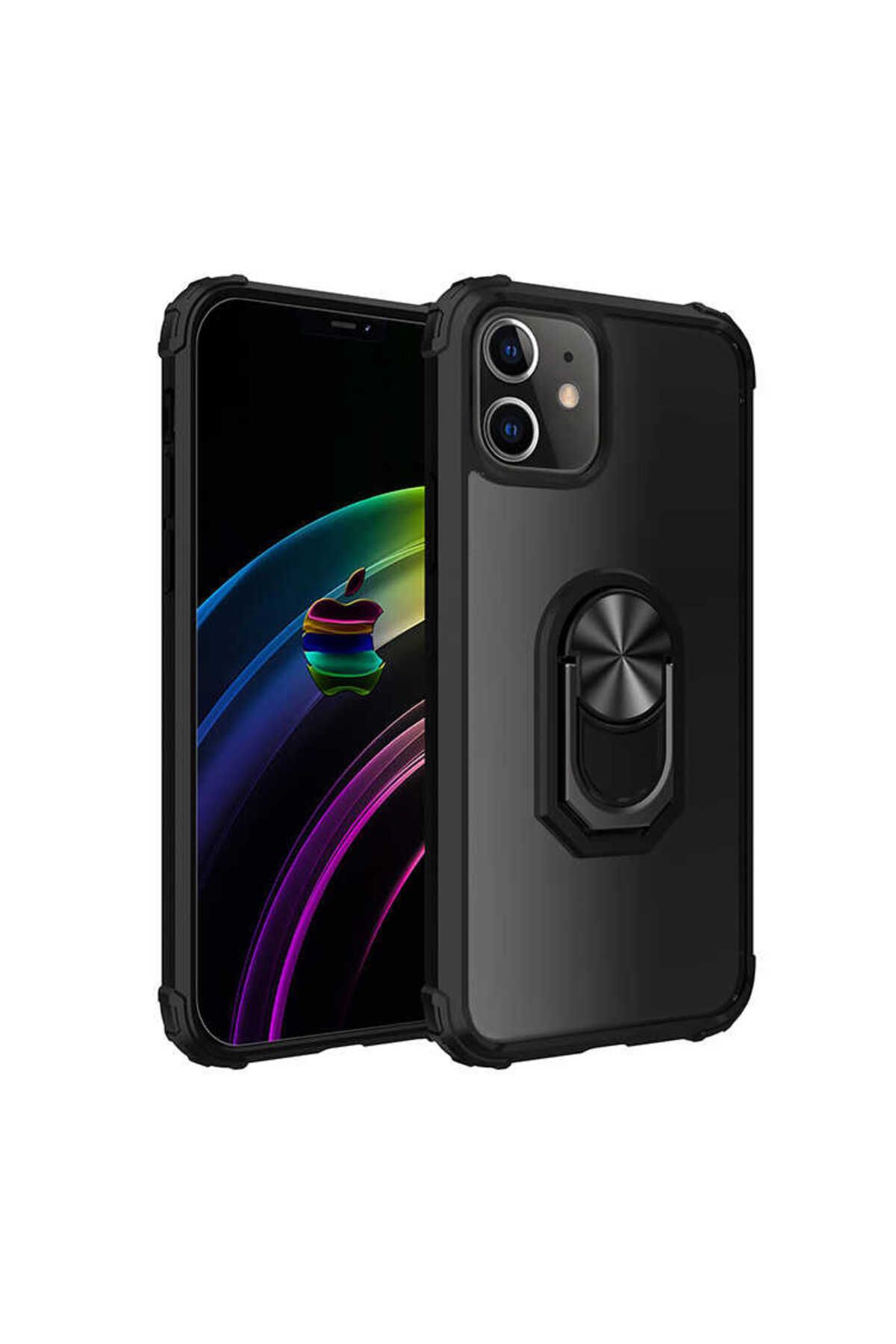 iPhone 12 Mini Uyumlu Zore Mola Kılıf-Siyah