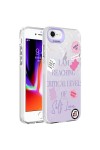 iPhone SE 2022 Uyumlu Mermer Desenli Zore Marbello Kılıf-Mor iPhone SE 2022 Uyumlu Mermer Desenli Zore Marbello Kılıf-Mor