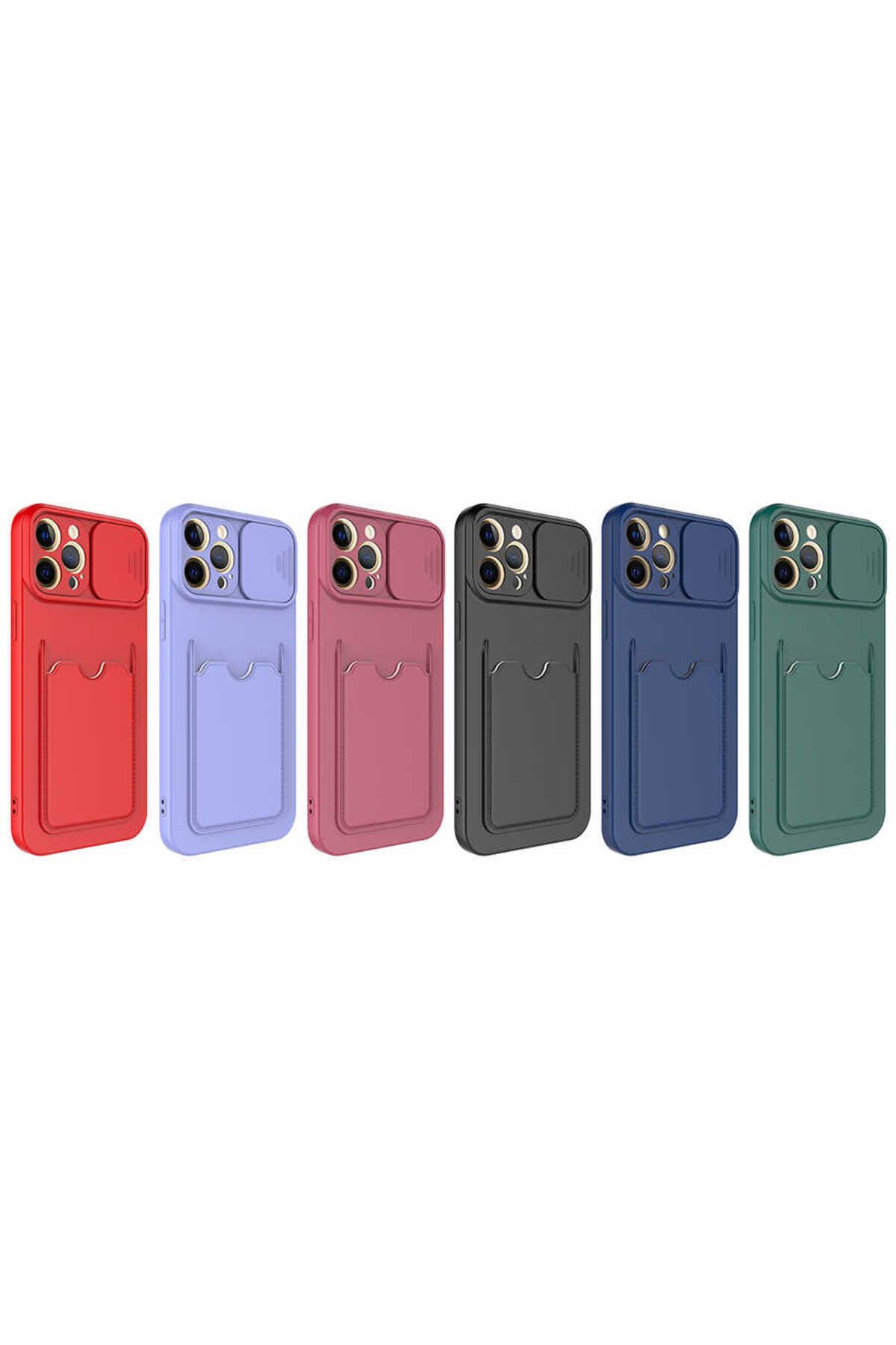 iPhone 12 Pro Max Uyumlu Kartix Kılıf-Kırmızı iPhone 12 Pro Max Uyumlu Kartix Kılıf-Kırmızı