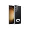 Galaxy S23 Ultra Uyumlu Kamera Korumalı Logo Gösteren Zore Omega Kılıf-Gümüş