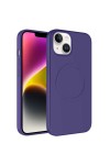 iPhone 14 Uyumlu Magsafe Wireless Şarj Özellikli Pastel Renk Silikon Zore Plas Kılıf-Mürdüm iPhone 14 Uyumlu Magsafe Wireless Şarj Özellikli Pastel Renk Silikon Zore Plas Kılıf-Mürdüm