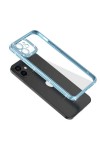iPhone 11 Uyumlu Kamera Korumalı Taşlı Zore Mina Kılıf-Mavi iPhone 11 Uyumlu Kamera Korumalı Taşlı Zore Mina Kılıf-Mavi