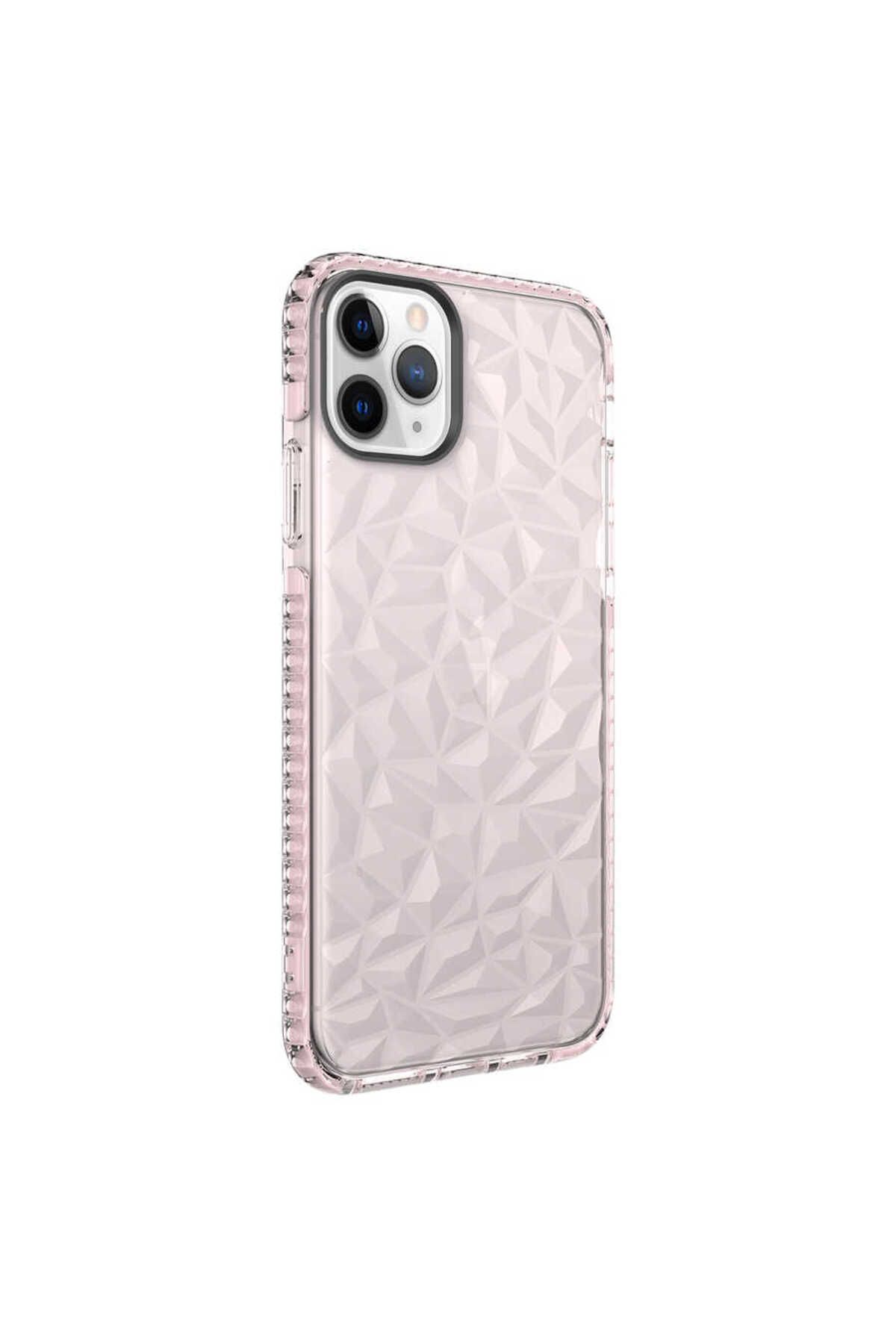 iPhone 11 Pro Max Uyumlu Zore Buzz Kılıf-Pembe