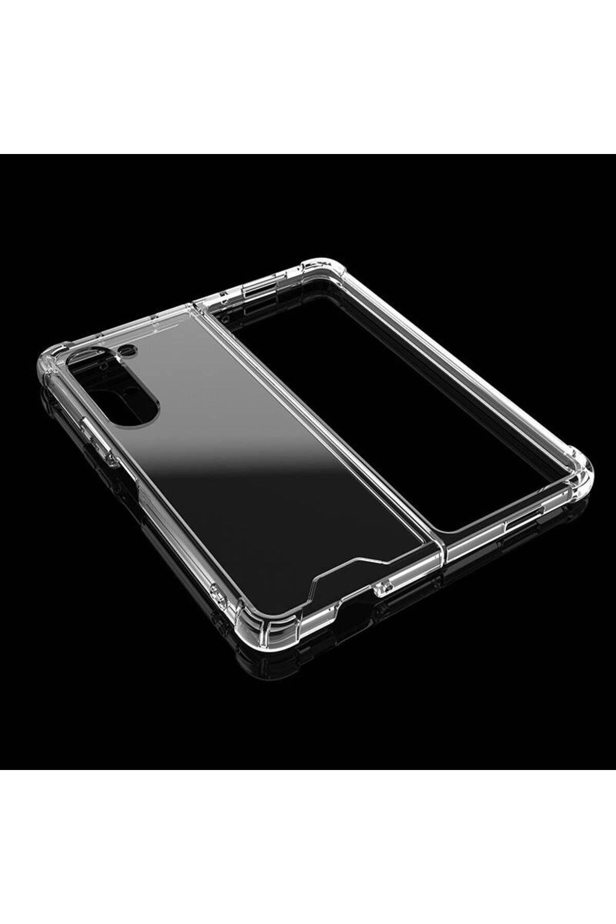 Galaxy Z Fold 5 Uyumlu Zore Nitro Anti Shock Silikon-Renksiz Galaxy Z Fold 5 Uyumlu Zore Nitro Anti Shock Silikon-Renksiz