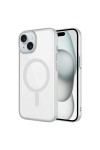 iPhone 15 Uyumlu Wireless Şarj Özellikli Sert PC Zore Mat Riksos Magsafe Kılıf-Gümüş iPhone 15 Uyumlu Wireless Şarj Özellikli Sert PC Zore Mat Riksos Magsafe Kılıf-Gümüş
