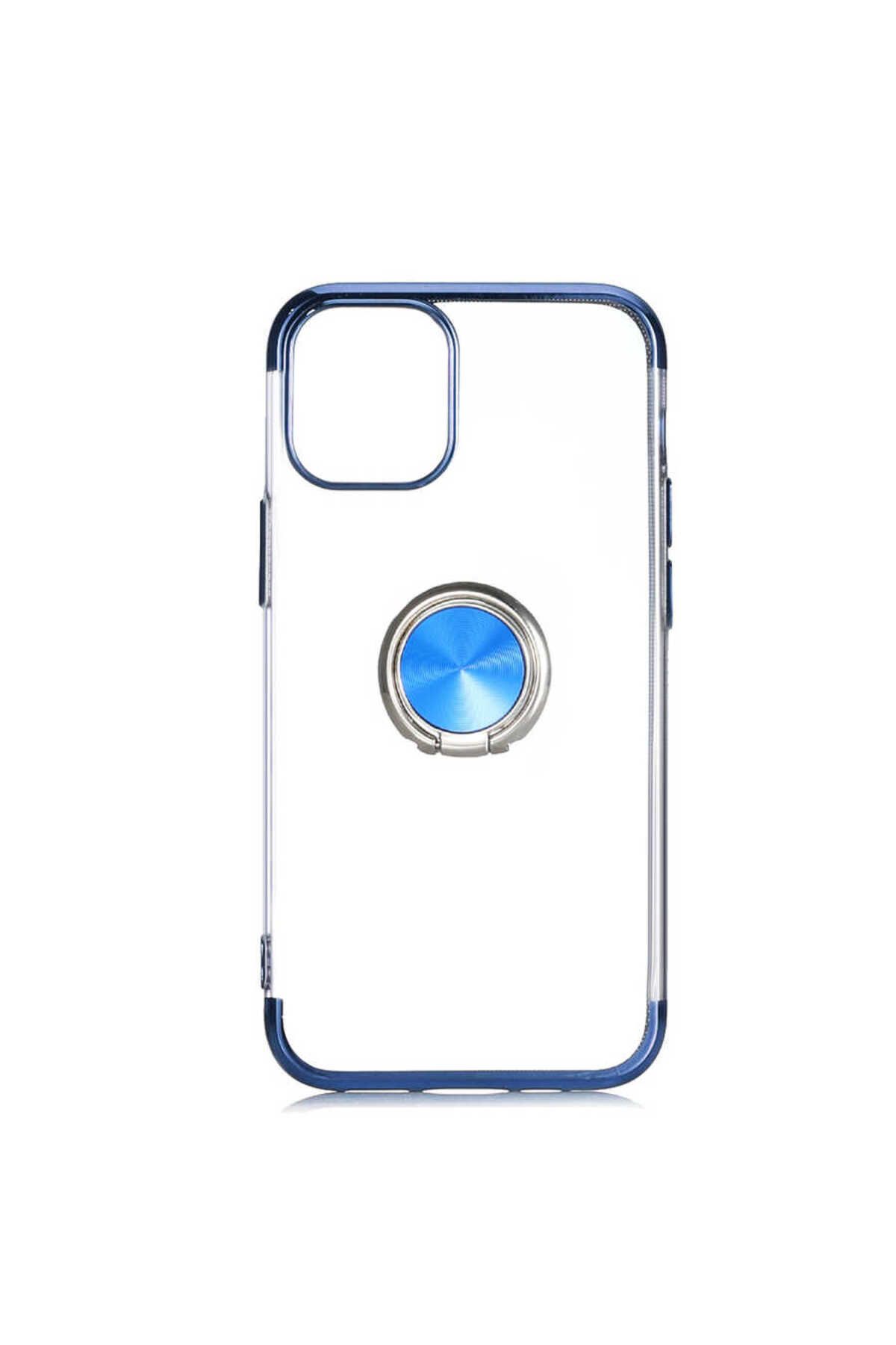 iPhone 12 Mini Uyumlu Zore Gess Silikon-Mavi