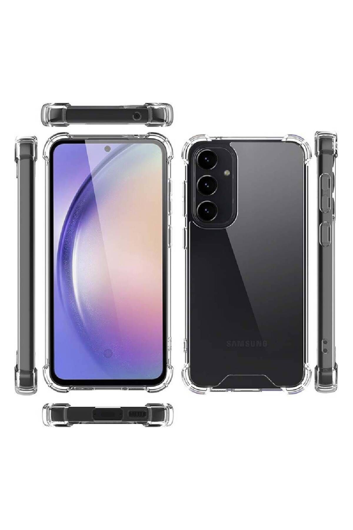 Galaxy S23 FE Uyumlu Zore Nitro Anti Shock Silikon-Renksiz Galaxy S23 FE Uyumlu Zore Nitro Anti Shock Silikon-Renksiz