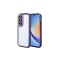 Galaxy A34 Kılıf Kamera Korumalı Renkli Kenar ve Çerçeve Tasarımlı Zore Vitamin Kapak-Derin Mor