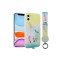 iPhone 11 Uyumlu Desenli El Askılı İpli Zore Arte Silikon Kılıf-NO6