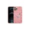 iPhone 12 Pro Max Uyumlu Desenli Sert Silikon Zore Mumila Kılıf-Pink Flower