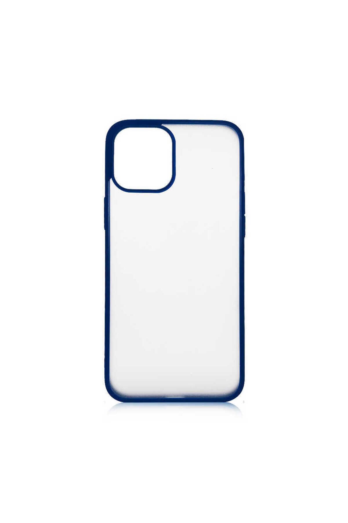 iPhone 12 Mini Uyumlu Zore Mess Kılıf-Lacivert