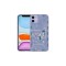 iPhone 11 Uyumlu Desenli Sert Silikon Zore Mumila Kılıf-Lilac Flower
