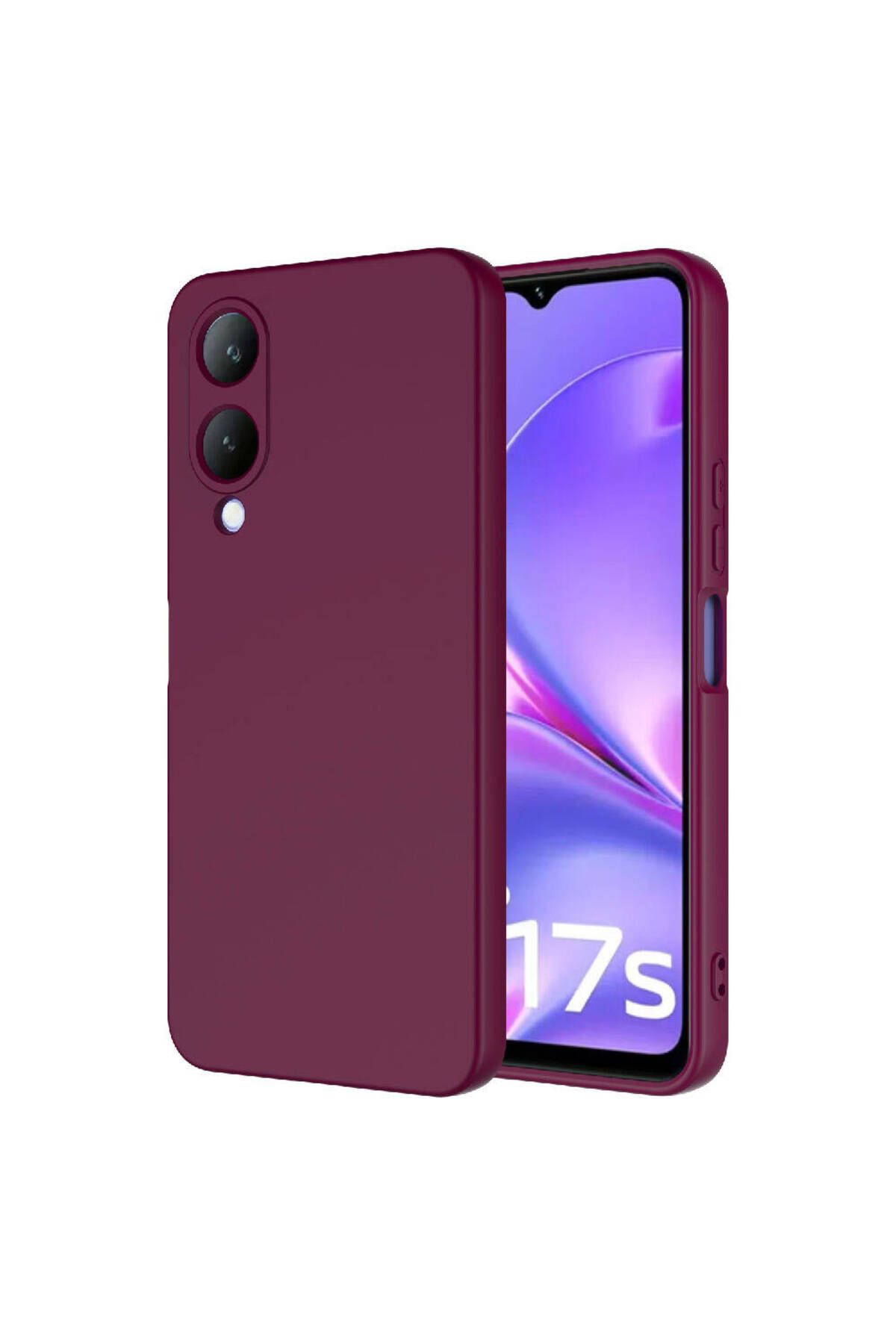 Vivo Y17S Uyumlu Zore  Mara Lansman Kılıf-Koyu Mor