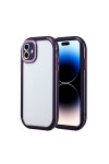 iPhone 11 Kılıf Kamera Korumalı Renkli Kenar ve Çerçeve Tasarımlı Zore Vitamin Kapak-Derin Mor iPhone 11 Kılıf Kamera Korumalı Renkli Kenar ve Çerçeve Tasarımlı Zore Vitamin Kapak-Derin Mor