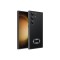 Galaxy S23 Ultra Uyumlu Kamera Korumalı Logo Gösteren Zore Omega Kılıf-Siyah