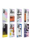 Galaxy Note 20 Ultra Uyumlu Airbag Kenarlı Renkli Desenli Silikon Zore Elegans Kılıf-NO5 Galaxy Note 20 Ultra Uyumlu Airbag Kenarlı Renkli Desenli Silikon Zore Elegans Kılıf-NO5