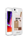 iPhone SE 2022 Uyumlu Mermer Desenli Zore Marbello Kılıf-Kahverengi iPhone SE 2022 Uyumlu Mermer Desenli Zore Marbello Kılıf-Kahverengi