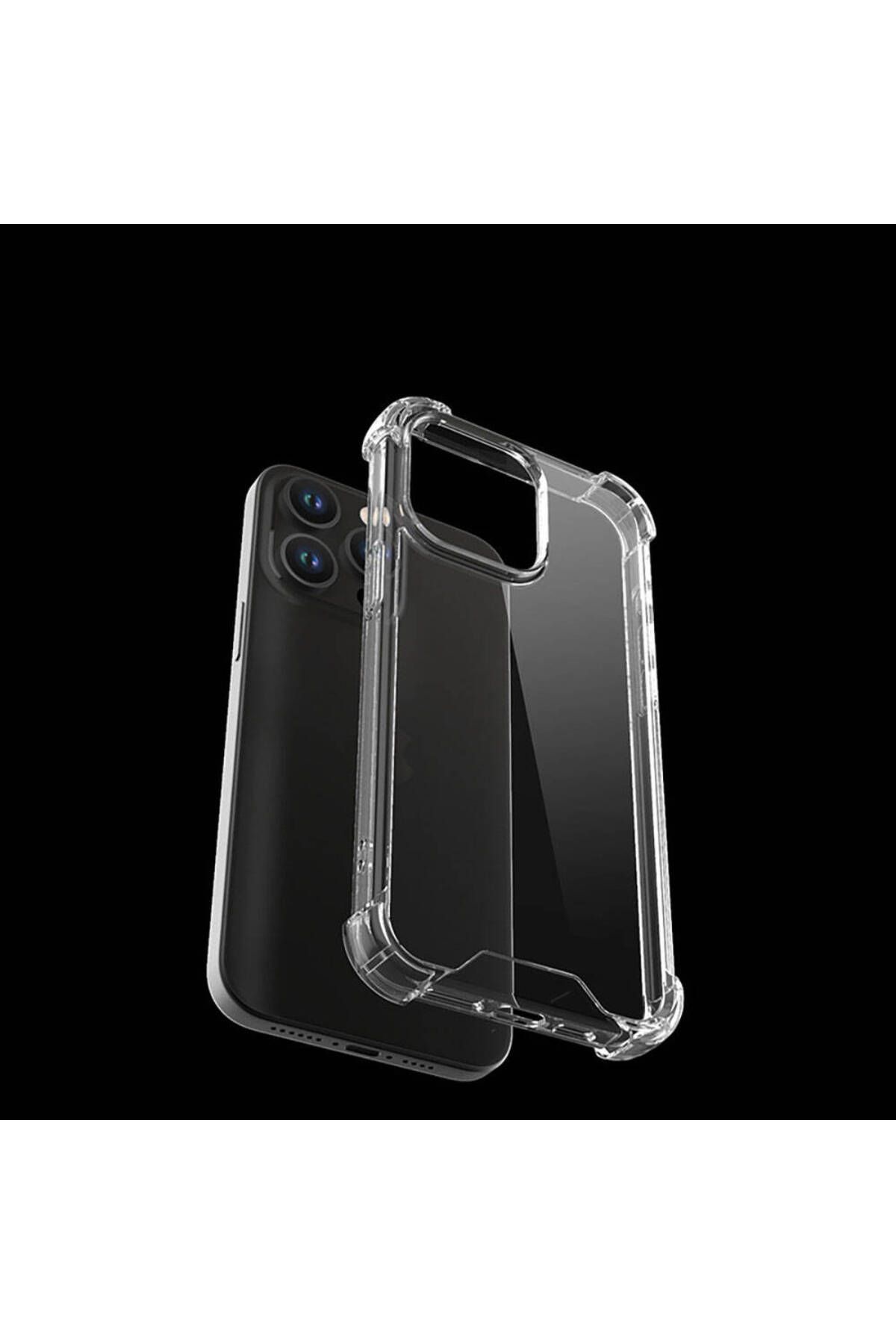 iPhone 15 Pro Uyumlu Zore Nitro Anti Shock Silikon-Renksiz iPhone 15 Pro Uyumlu Zore Nitro Anti Shock Silikon-Renksiz