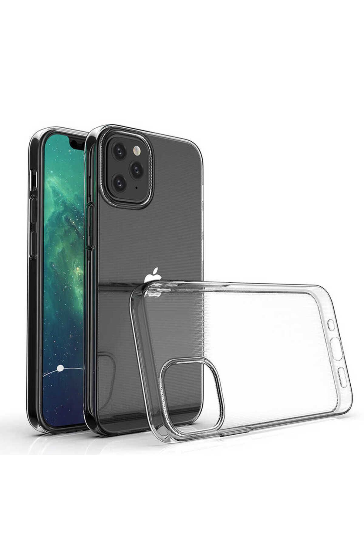 iPhone 12 Mini Uyumlu Zore Süper Silikon Kılıf-Renksiz