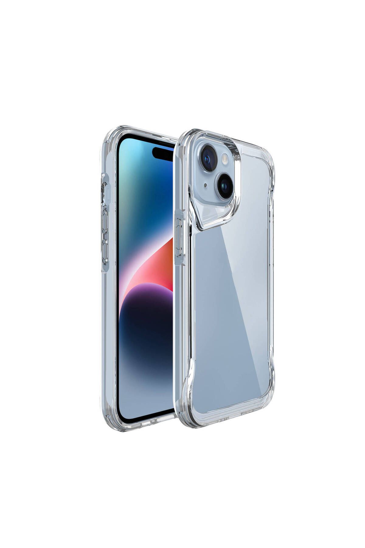 iPhone 15 Plus Uyumlu Zore T-Max Kılıf-Renksiz